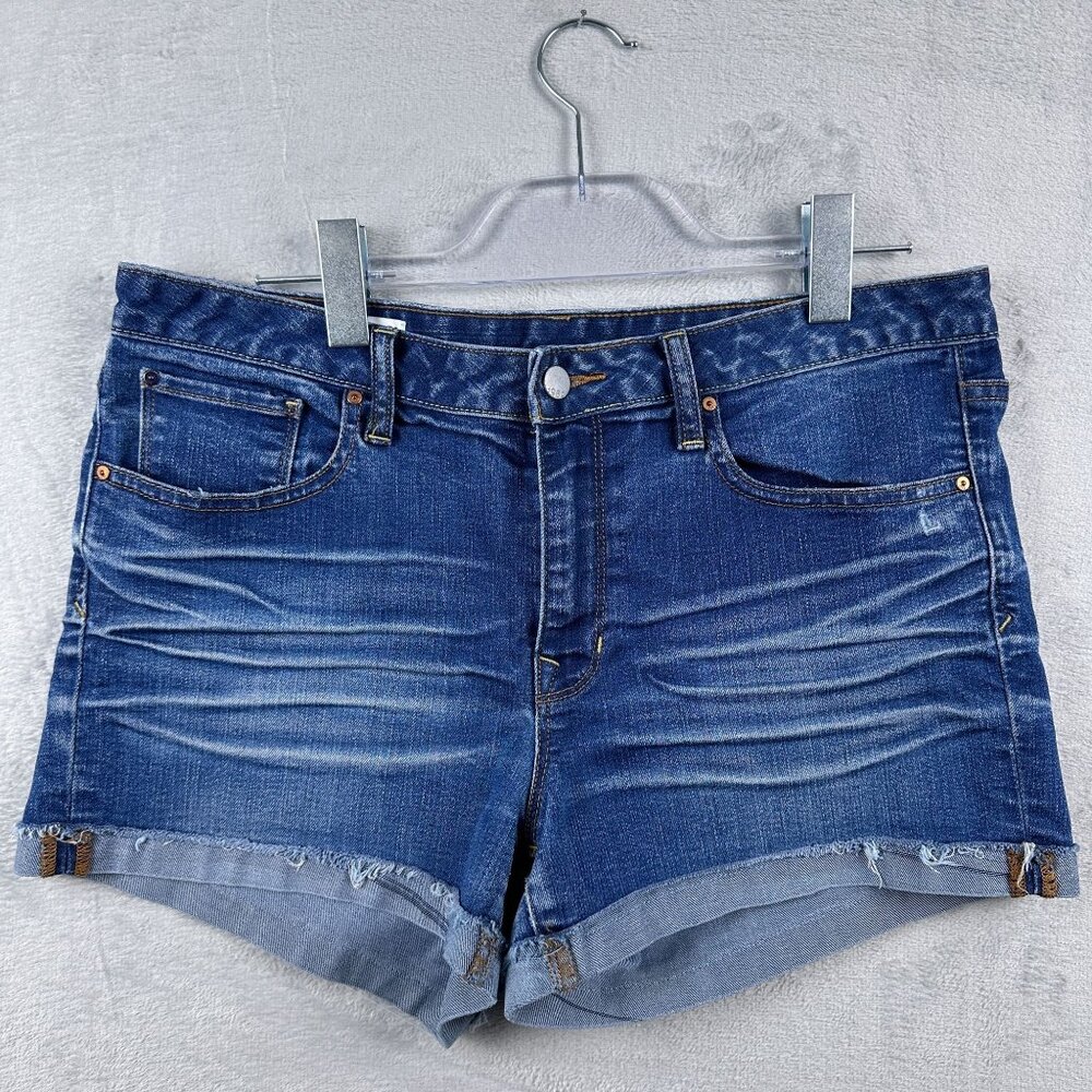 Vintage Gap 1969 Slim Cut Off Maddie Shorts V/305753 Women's Blue Size 31